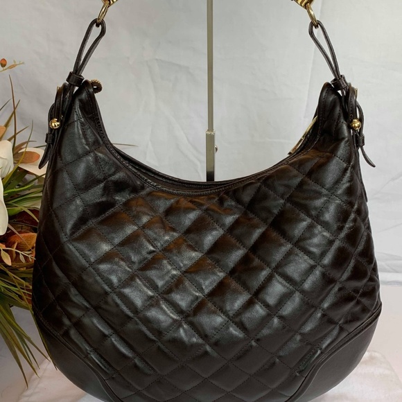 Burberry Quilted Hand bag- chocolate - Picture 8 of 9